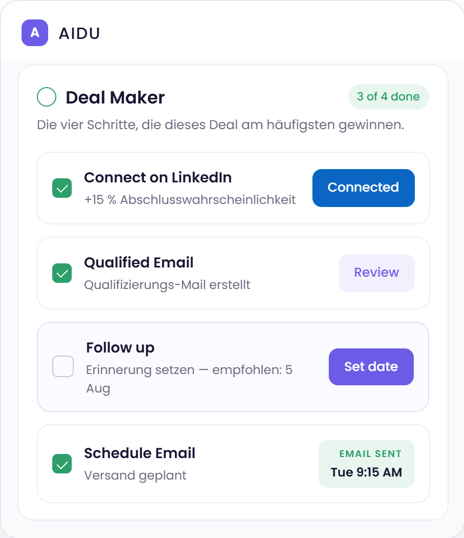 Aidu Deal Maker